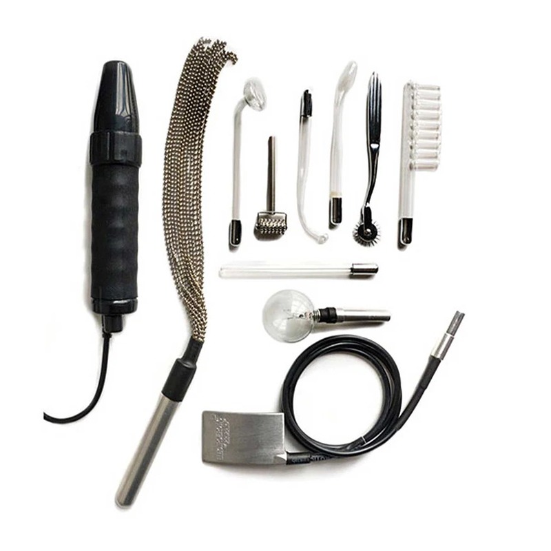 Agent Noir Neon Wand Electrosex Kit